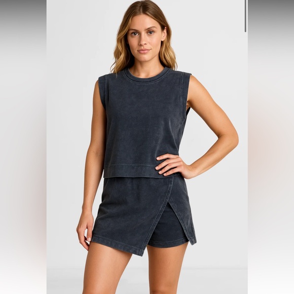 Lonhr Dresses & Skirts - Mineral Wash Skort Set NEW